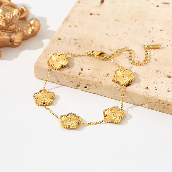Golden Clover Bracelet