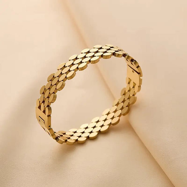 Chunky Handcuff Sparkle Bangle