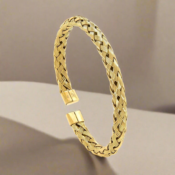 Processed Braided Buddhist Bangle