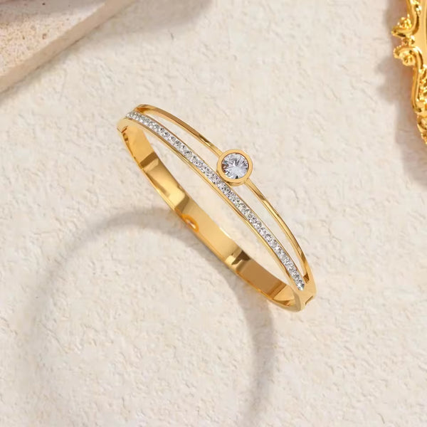Crystal Accent Bangle