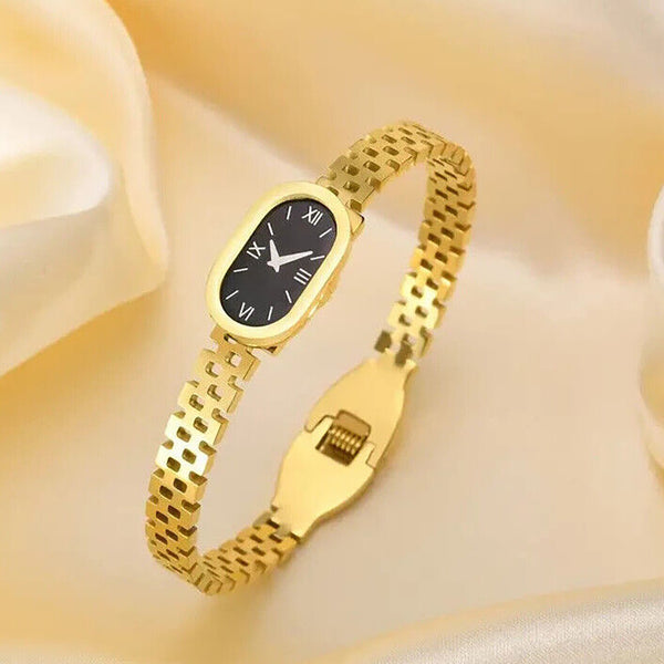 Watch Style Golden Bangle
